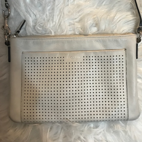 White COACH Purse - Picture 1 of 5